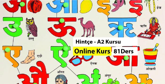 Hintçe Online A2 Kursu